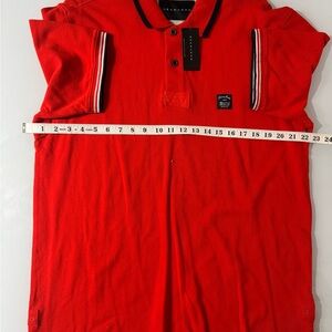 Sean John Vibrant Red Men's Polo Shirt